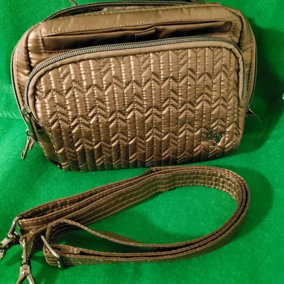 Lug Ranger Mini Crossbody Bag, Metallic Espresso - Picture 7 of 9